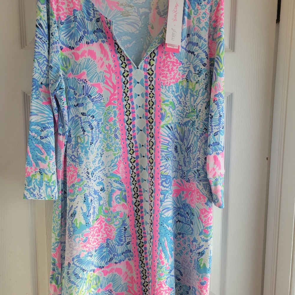 NWT XL Lilly Pulitzer UPF 50 Nadine Dress
